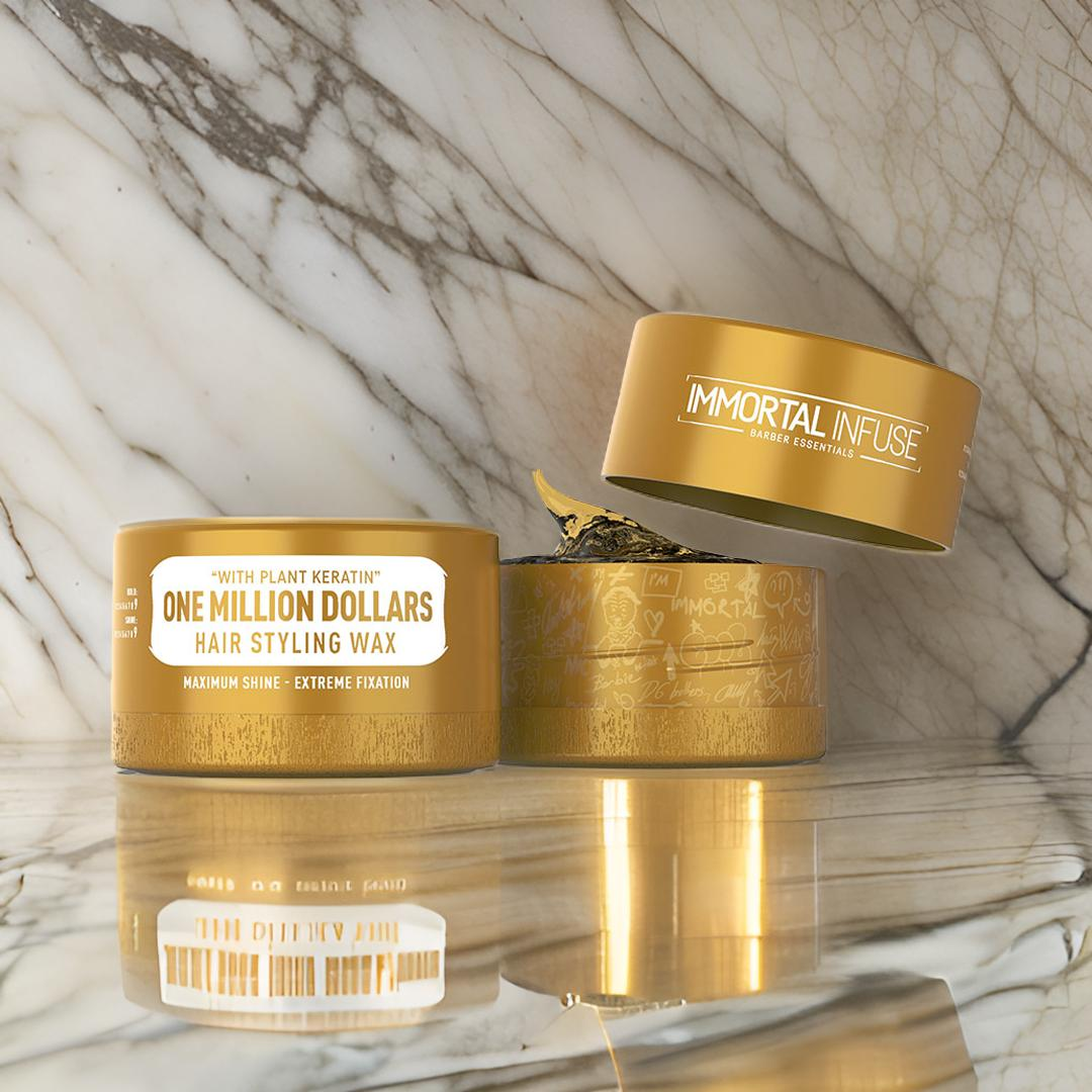 Cire Immortal Infuse, cire coiffante tous type de cheveux | One Million Dollars