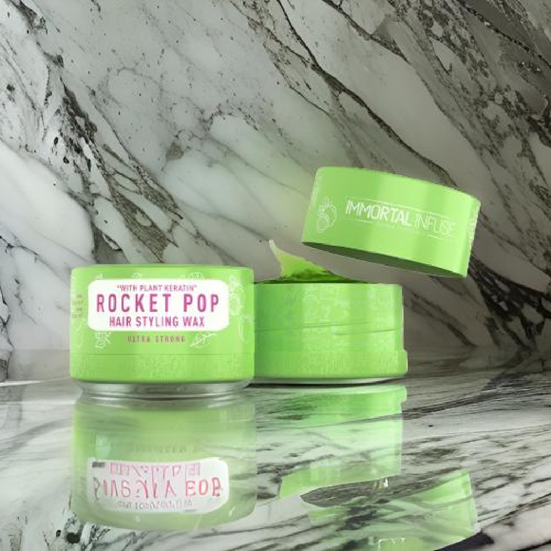 Immortal Infuse, cire coiffante tous type de cheveux | Rocket Pop