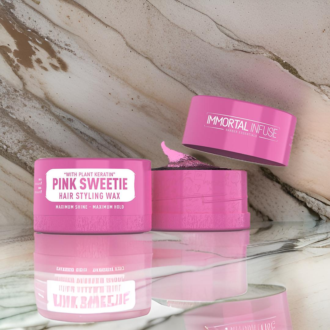 Cire Immortal Infuse, cire coiffante tous type de cheveux | Pink Sweetie