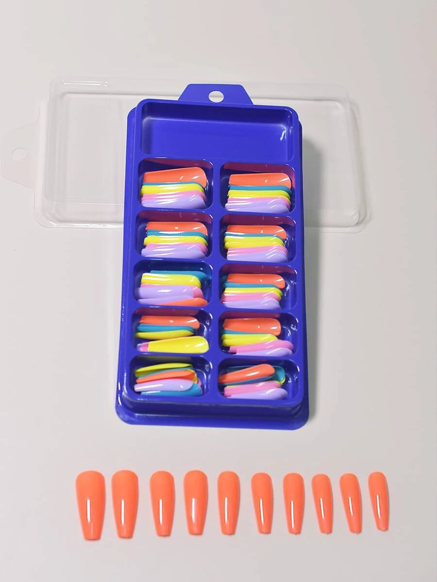 Faux-ongles de cercueil long 100 pièces