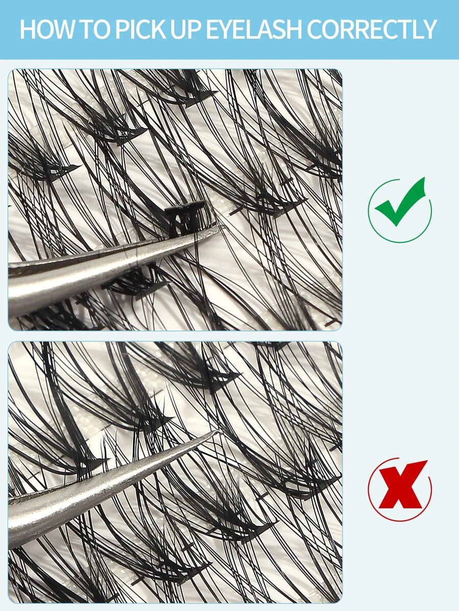 Faux-cils extra long individuel 1 boîte