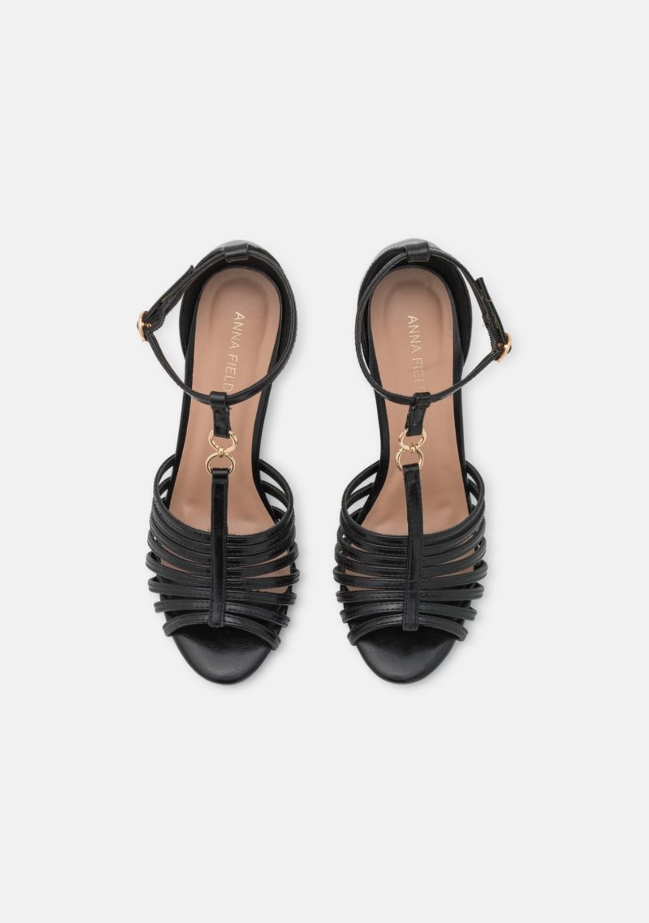 Anna Field Sandales talon aiguille noir