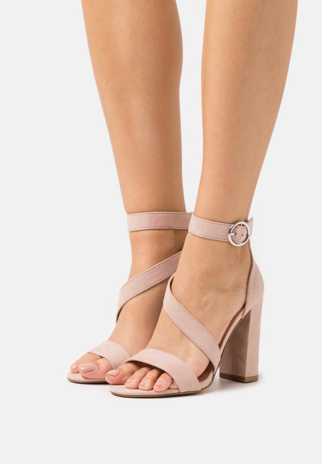 Even&Odd Wide Fit Sandales à talons hauts - rose clair