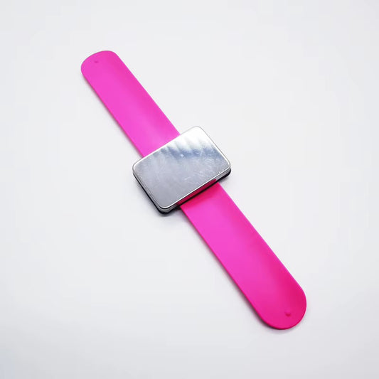 Bracelet magnétique pour accessoires capillaires pour salon de coiffure, bracelet en silicone.