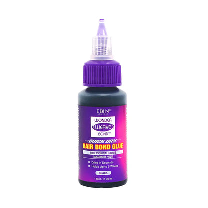 Ebin - Colle à cheveux Wonder Weave Bond (noire)