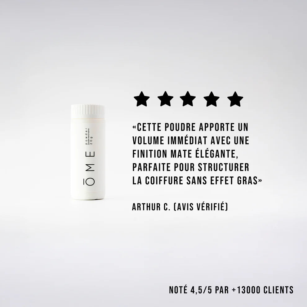 ŌME - Poudre coiffante texturisant pour cheveux