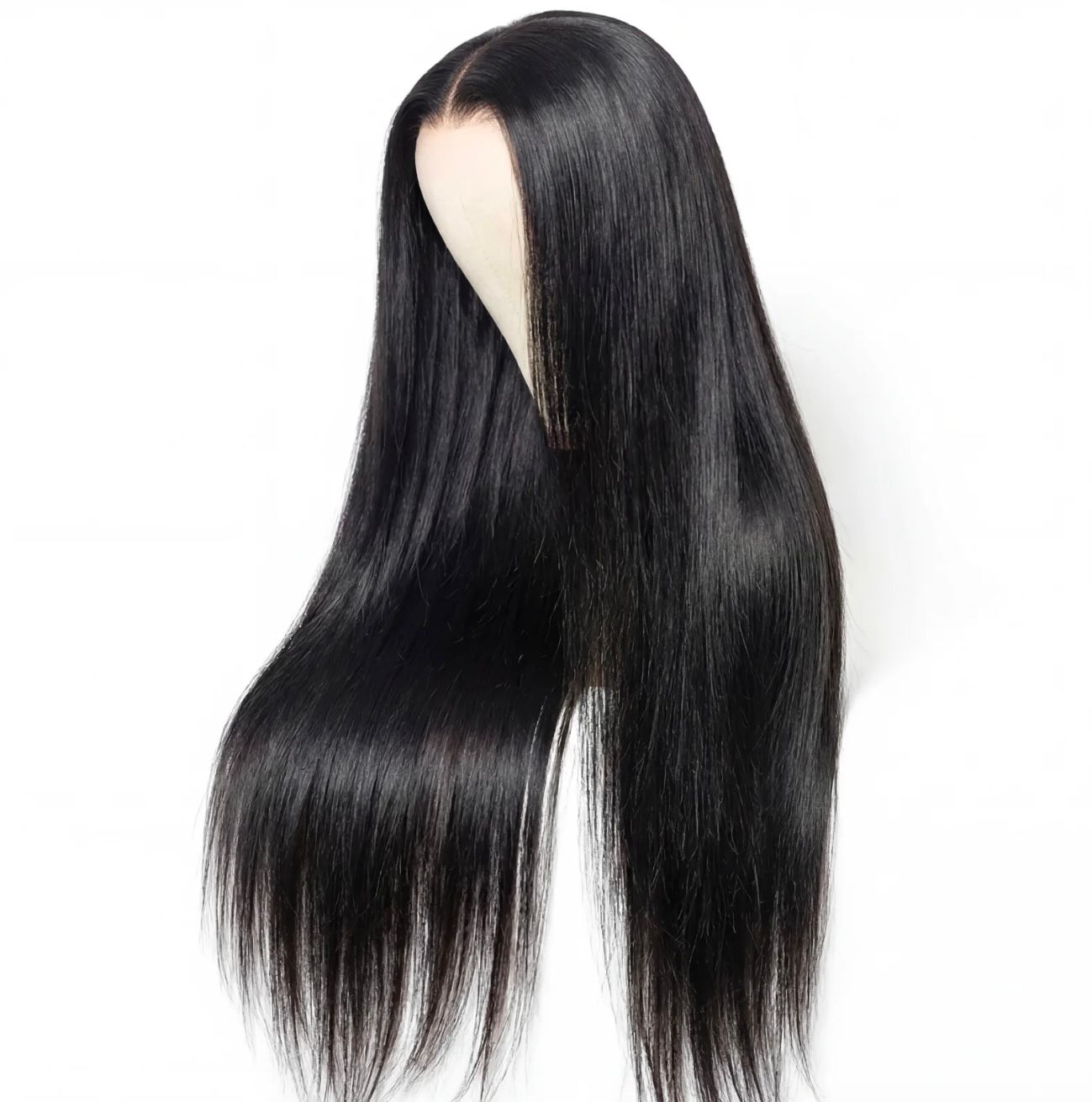 Mimisse Hair Perruque 22'' Effet Lisse Pose Sans Colle - Ligne de Cheveux Invisible