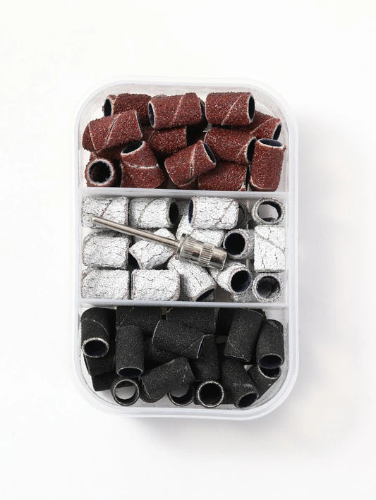 Tête de polissage des ongles de couleur mixte 1 boîte