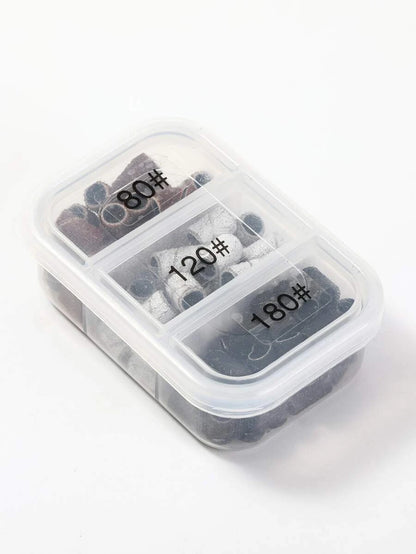 Tête de polissage des ongles de couleur mixte 1 boîte