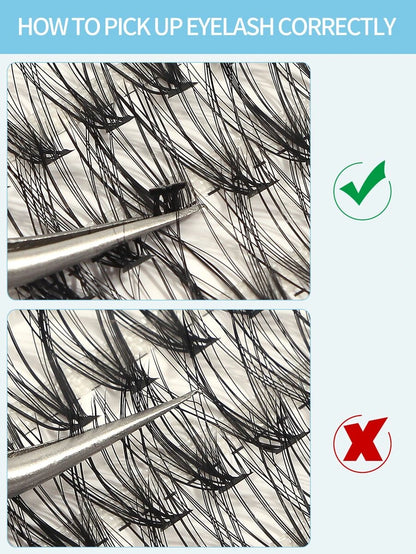 Faux-cils extra long individuel 1 boîte
