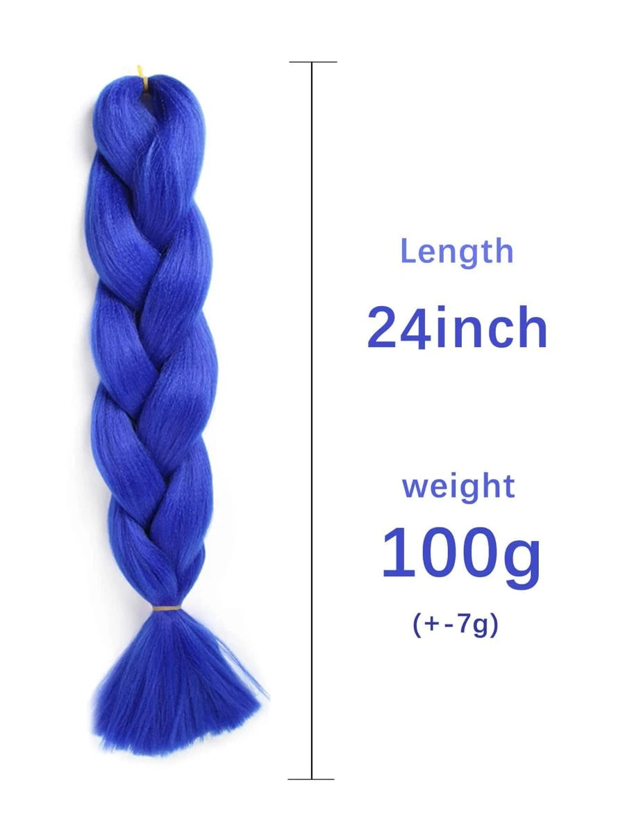 Extensions longue tresse de cheveux synthétiques