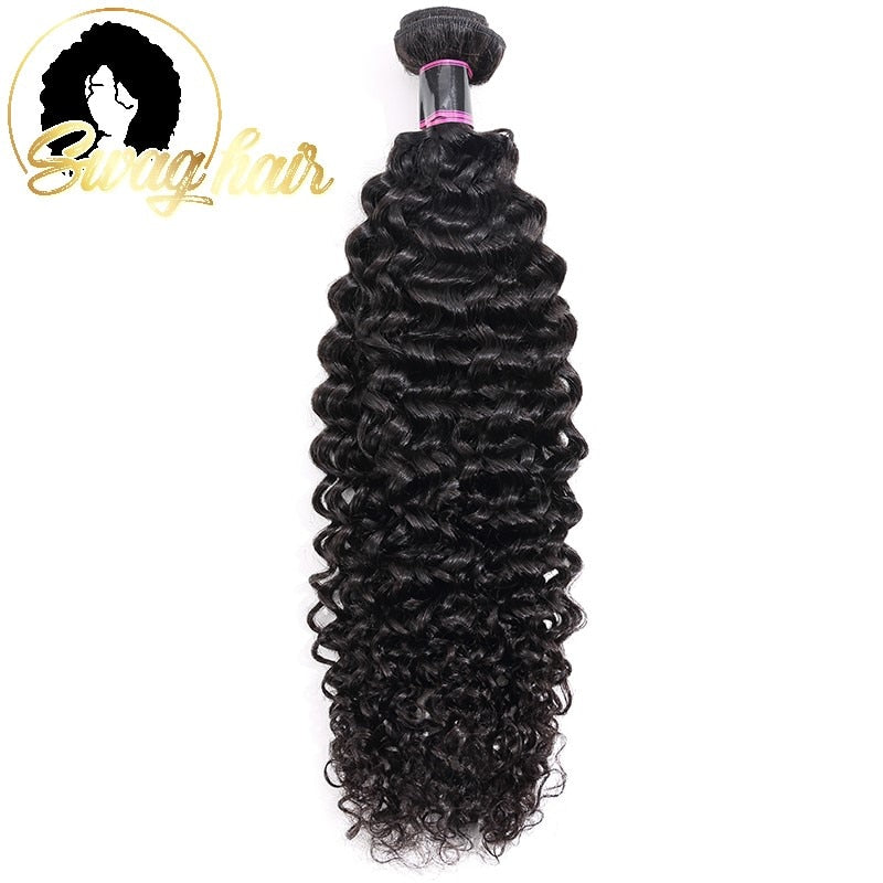 Extensions de cheveux brésiliens, mèches Jerry Curl, tissées, naturelles, non traitées, épaisses, 8 à 28 pouces