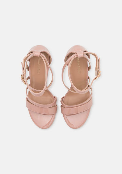 ANNA FIELD  Sandales  talon aiguille rose clair