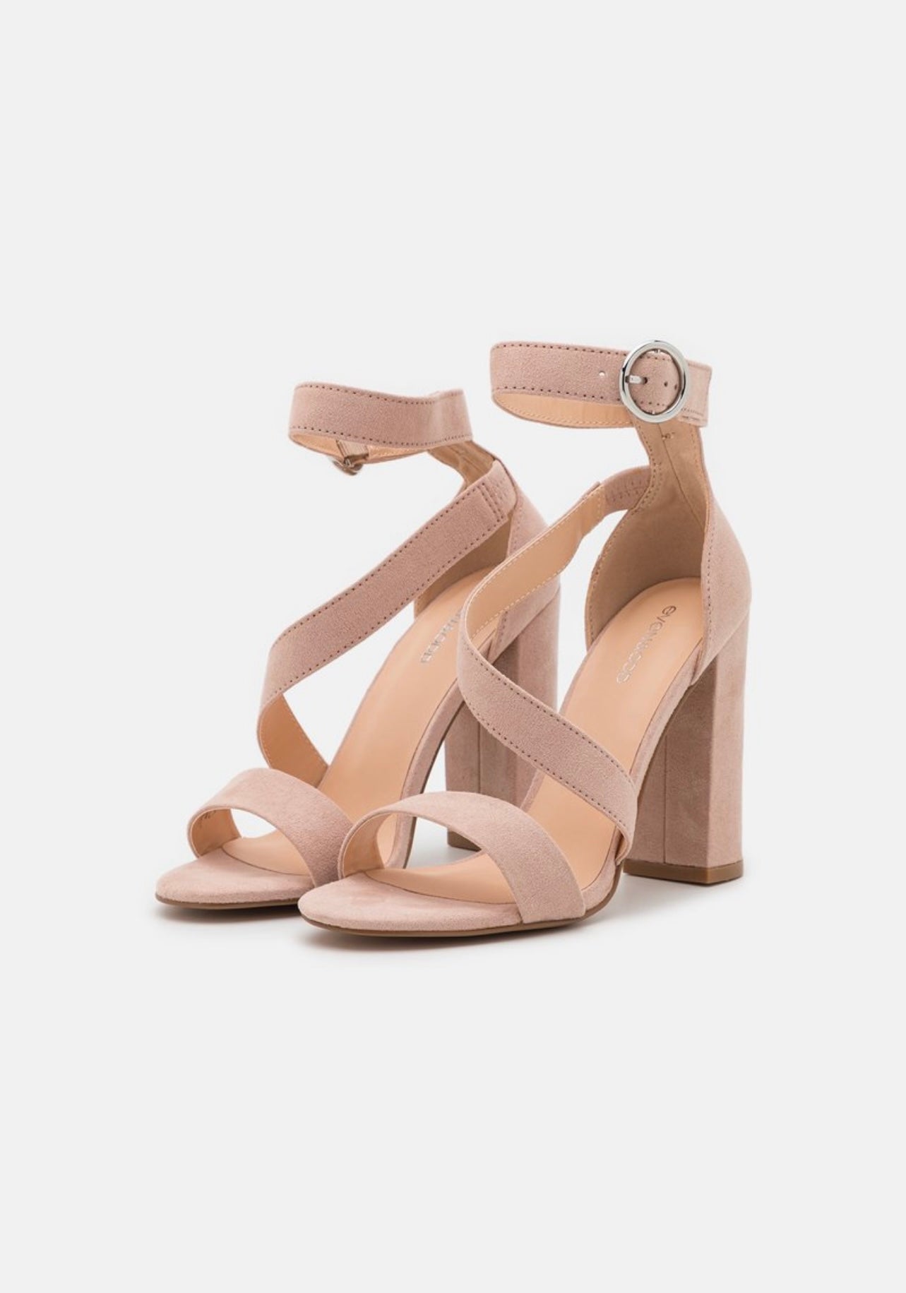 Even&Odd Wide Fit Sandales à talons hauts - rose clair