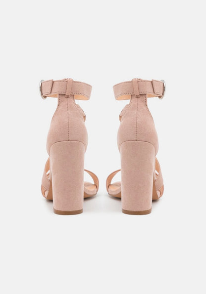 Even&Odd Wide Fit Sandales à talons hauts - rose clair