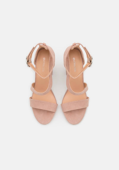 Even&Odd Wide Fit Sandales à talons hauts - rose clair