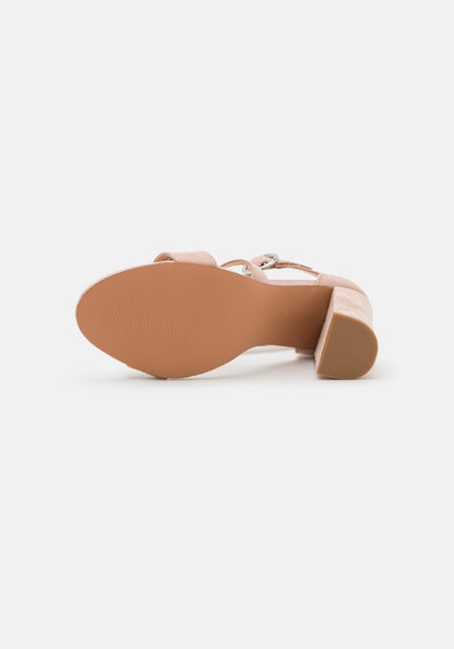 Even&Odd Wide Fit Sandales à talons hauts - rose clair
