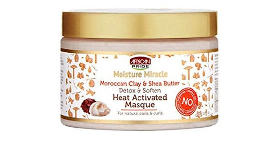 AFRICAN PRIDE MOISTURE MIRACLE HEAT ACTIVATED MASQUE 12OZ